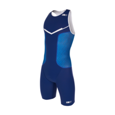Pánská kombinéza Z3ROD RACER TRISUIT  - RACER_TRISUIT_MAN_DARK-BLUE-WHITE_front