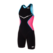 Racer TRISUIT WOMAN Black/Pink/Atoll