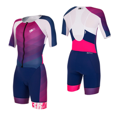 Racer TTSUIT WOMAN Dark blue/Pink