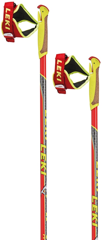Běžecké hole Leki HRC Junior, fluorescent red-neonyellow-darkanthracite - 6434057_1