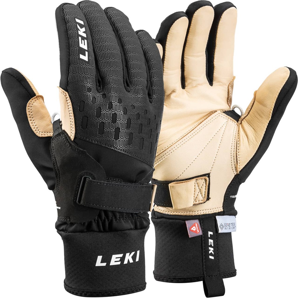 Běžecké rukavice Leki Nordic Thermo Shark Premium, black-sand - 21_m-thermo-shark-prem_651-902301