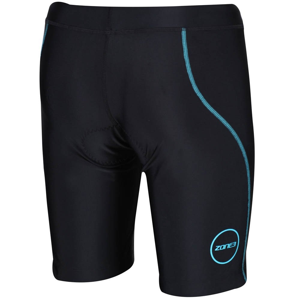 Dámská triatlonové kraťasy Zone3 Activate Shorts - BLACK/TURQUOISE - zone3-activate-shorts