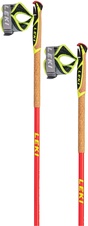 Winter tour hole Leki Mezza Race, naturalcarbon-fluorescent red-neonyellow