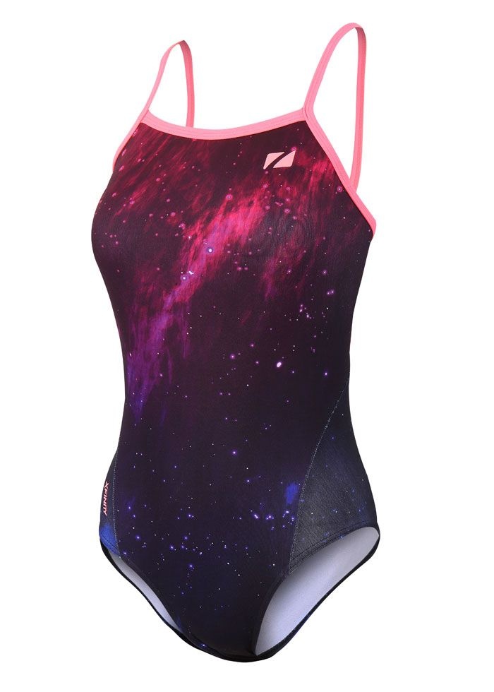 Dámské plavky Zone3 Cosmic 2.0 Strap Back Costume - COLOUR BLAST/FLURO PINK - Dámské plavky Zone3 Cosmic 2.0 Strap Back Costume - COLOUR BLAST/FLURO PINK