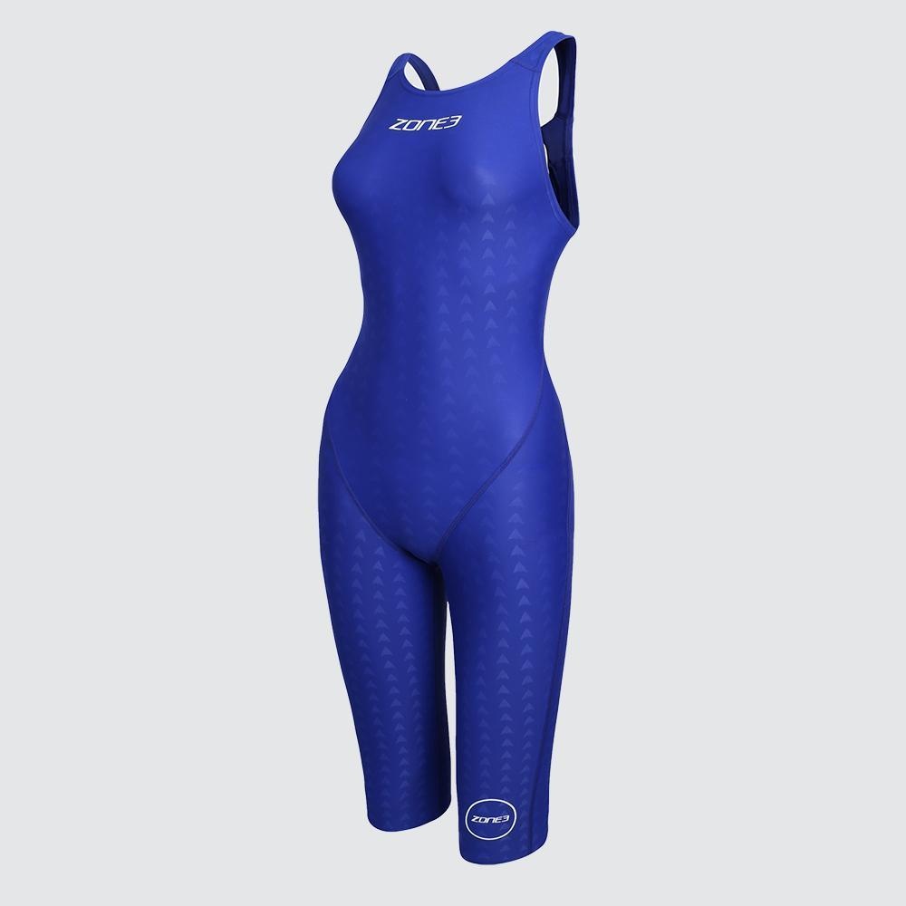 Dámské plavky Zone3 Kneeskin -  Performance Speed - BLUE - Dámské plavky Zone3 Kneeskin -  Performance Speed - BLUE
