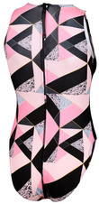 Dámské plavky Zone3 Prism 3.0 High Neck Costume - Black/Pink/White/Gold - Dámské plavky Zone3 Prism 3.0 High Neck Costume - Black/Pink/White/Gold