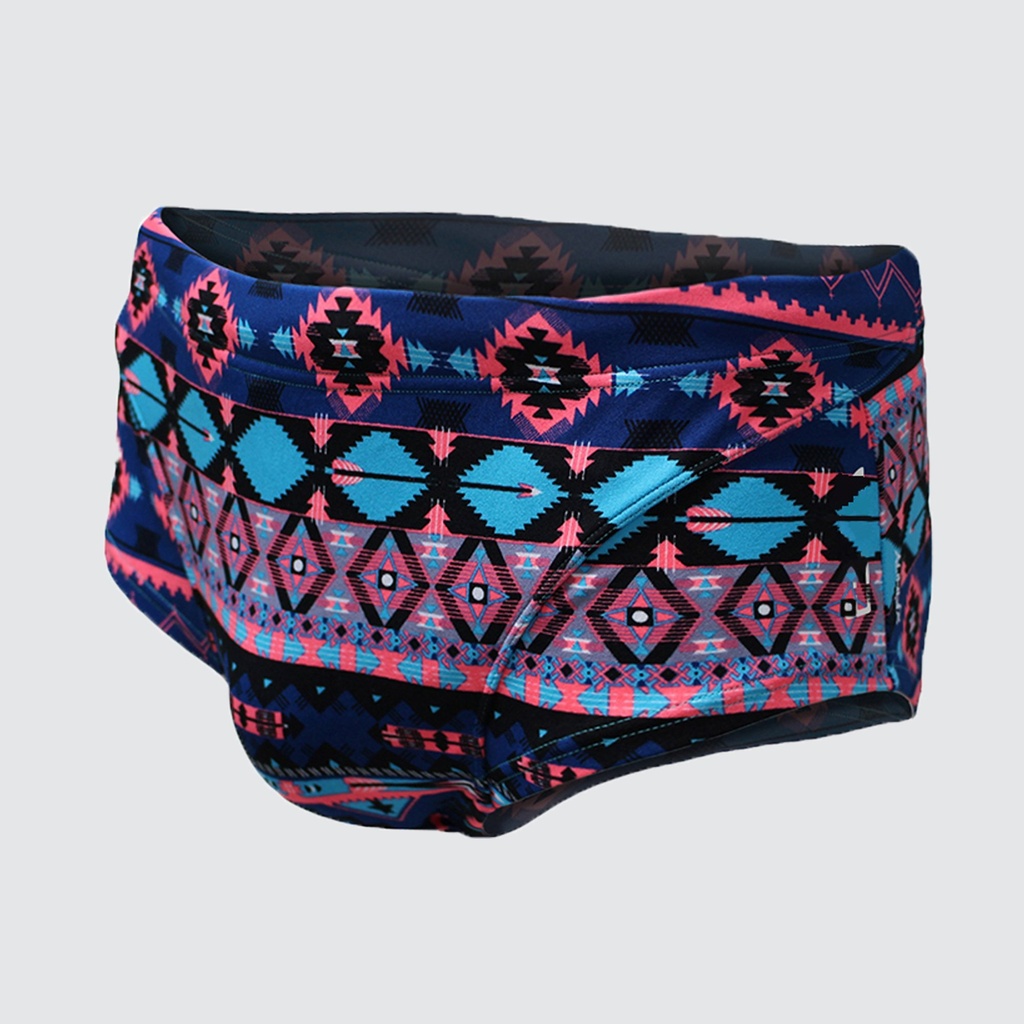 Chlapecké plavky Zone3 Aztec 2.0 Brief Shorts - NAVY/RED/BLUE - Chlapecké plavky Zone3 Aztec 2.0 Brief Shorts - NAVY/RED/BLUE