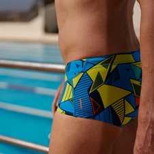 Chlapecké plavky Zone3 Prism 2.0 Brief Shorts - NAVY/YELLOW - Chlapecké plavky Zone3 Prism 2.0 Brief Shorts - NAVY/YELLOW