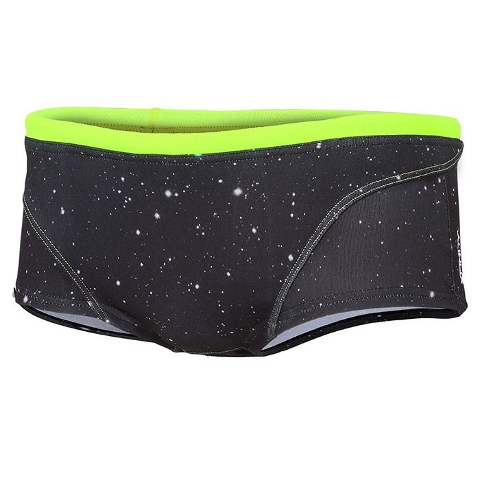 Pánské plavky Zone3 Cosmic Brief Shorts - GREY/FLURO YELLOW - Pánské plavky Zone3 Cosmic Brief Shorts - GREY/FLURO YELLOW