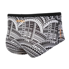 Pánské plavky Zone3 KONA SPEED BRIEF SHORTS - Tribal Print - Black/White/Orange - Pánské plavky Zone3 KONA SPEED BRIEF SHORTS - Tribal Print - Black/White/Orange