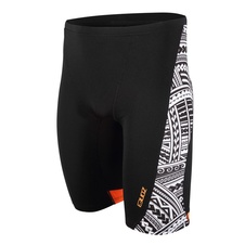 Pánské plavky Zone3 KONA SPEED JAMMERS - Tribal Print - Black/White/Orange