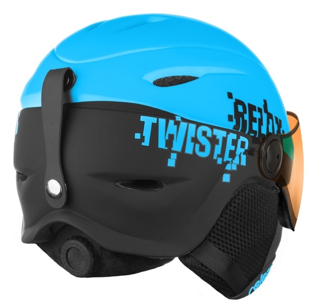 DĚTSKÁ - JUNIOR LYŽAŘSKÁ HELMA RELAX TWISTER VISOR RH27D