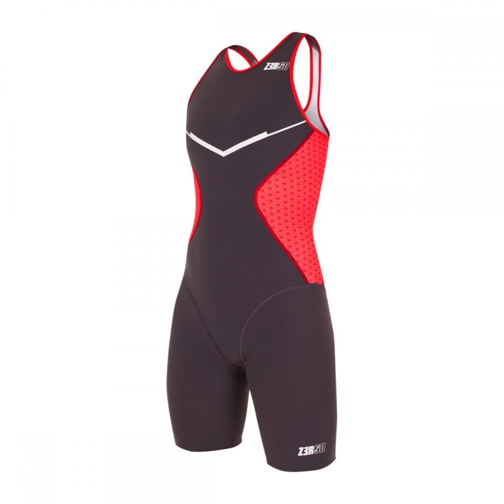Dámsky triatlonový dres Z3ROD Racer TRISUIT WOMAN Grey/Red S