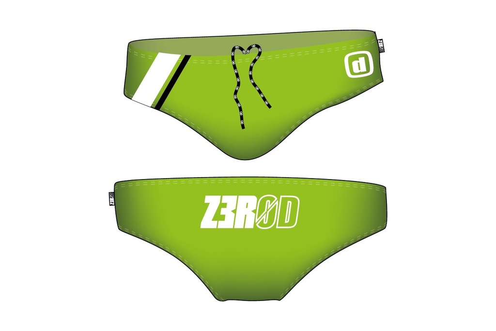 Pánské plavky ZEROD Briefs Training Green