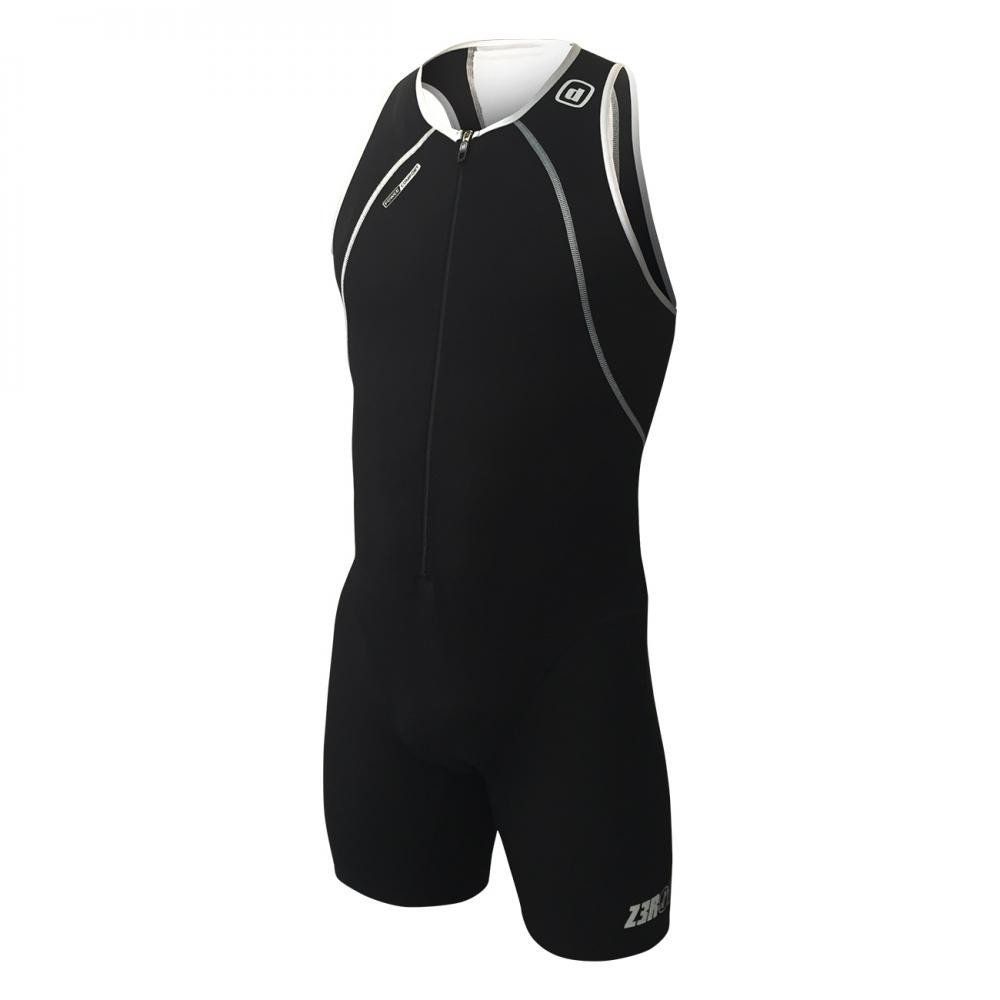 Triatlonový dres Z3ROD uSuit Front Zip Black / White